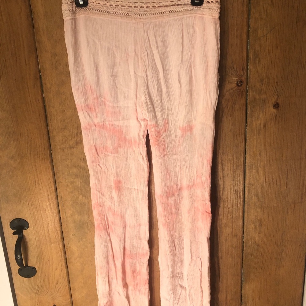 Pink beach pants